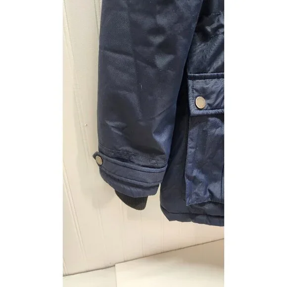 Wantdo Women's Ski Jacket/Winter Coat Navy with Faux Fur Trim Small - Picture 2 of 16